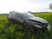 Řidička mazdy nadýchala po nehodě na Jihlavsku 2,4 promile alkoholu