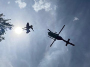 K záchraně zraněného muže u Rešovských vodopádů na Bruntálsku vzlétl vrtulník LZS
