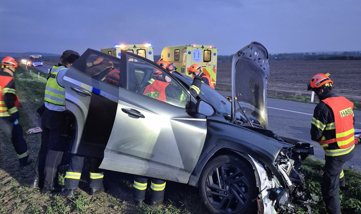 Při tragické nehodě u Napajedel zemřela žena